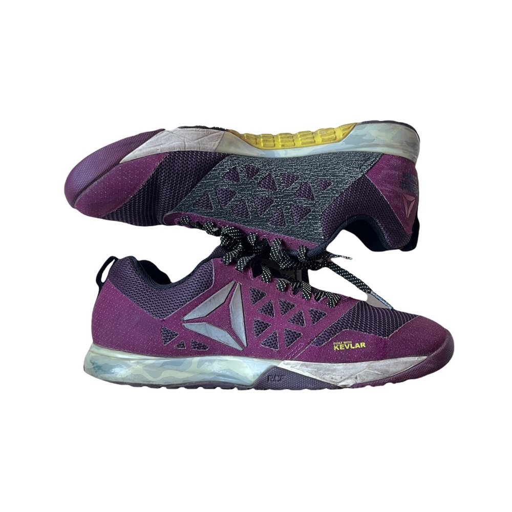 ReebokCrossfit Nano 6.0 Women’s Size 9 purple black Kevlar Training Shoes